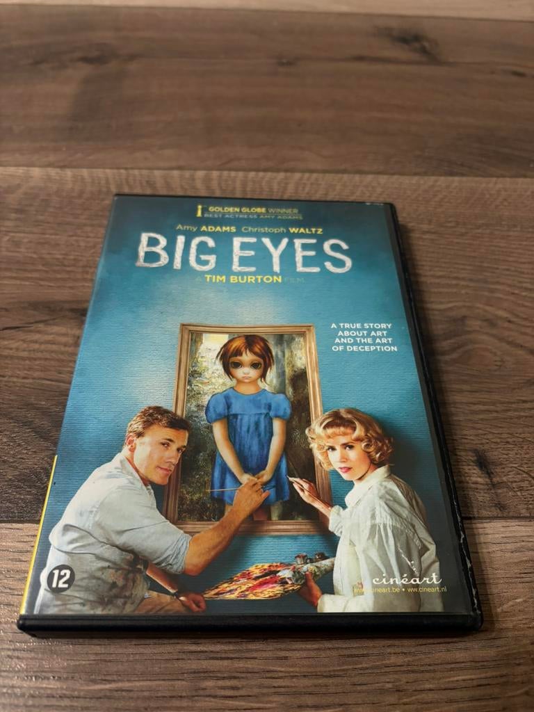 Big Eyes van Tim Burton met Christopher Waltz, Alle leeftijden, Ophalen of Verzenden, Zo goed als nieuw, Overige gebieden