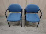 Set Ahrend 320 stoelen ( vergaderstoel / ontvangststoel ), Blauw, Twee, Gebruikt, Ophalen of Verzenden