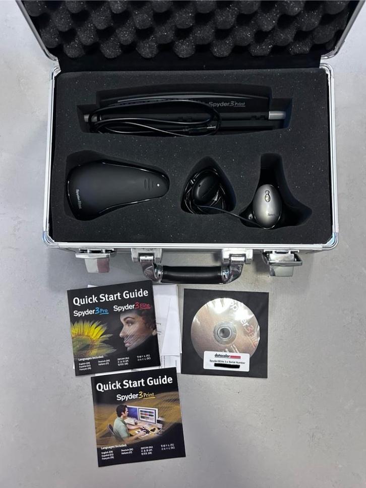Datacolor spyder 3 elite monitor kallibratie set, Audio, Tv en Foto, Fotografie | Professionele apparatuur, Zo goed als nieuw