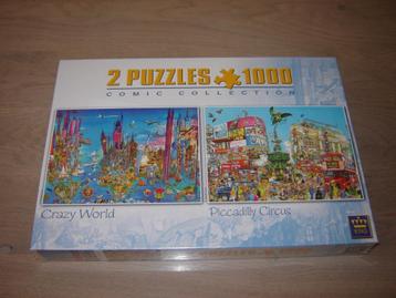 Puzzel COMIC COLLECTION 2 x 1000 st. NIEUW !   beschikbaar voor biedingen