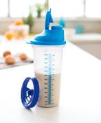 Tupperware Quick Shaker 600ml Blauw Nieuw, Ophalen of Verzenden, Nieuw, Blauw, Overige typen
