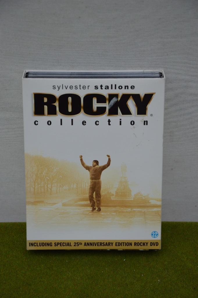 5 DVD`s Rocky Collection Rocky 1 t/m 5 Silvester Stallone, Cd's en Dvd's, Dvd's | Tv en Series, Zo goed als nieuw, Actie en Avontuur