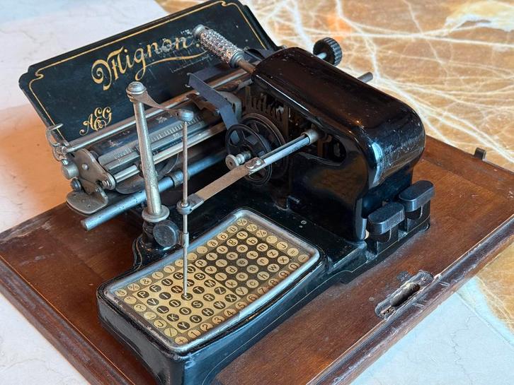 Mignon 2 Duitse Index-typemachine, Diversen, Typemachines, Gebruikt, Ophalen of Verzenden