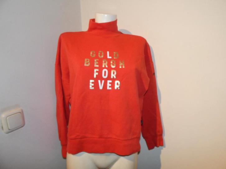 Goldbergh vuur rode sweater merk druk met goud Als Nieuw M, Kleding | Dames, Truien en Vesten, Zo goed als nieuw, Maat 38/40 (M)