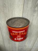 DE Koffie blik met inhoud, Verzamelen, Blikken, Ophalen, Zo goed als nieuw, Koffie