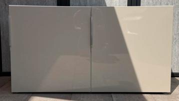 Besta Ikea kast (120x40x64, beige deuren)