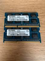 2x 2GB Ram 2Rx8 PC3-10600S-9-10-F1, DDR3, Ophalen of Verzenden, Zo goed als nieuw, 2 GB
