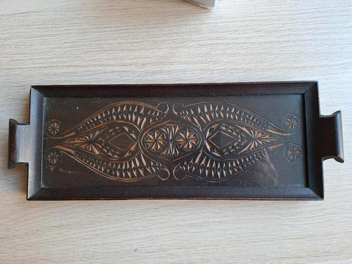 Antiek eikenhouten dienblad, Antiek en Kunst, Antiek | Woonaccessoires, Ophalen of Verzenden