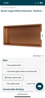 Brauer Copper Edition Inbouwnis - 60x30cm, Ophalen of Verzenden, Nieuw, Koper, Douche