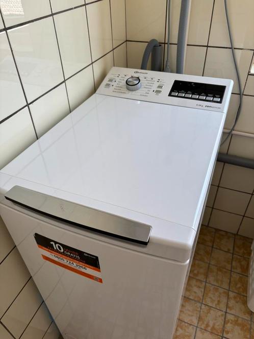 Jonge wasmachine, bauknecht- bovenlader, Witgoed en Apparatuur, Wasmachines, Zo goed als nieuw, Minder dan 85 cm, 1200 tot 1600 toeren