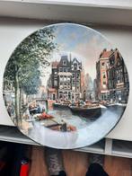 Koos van Loon Sierbord - Grachten van Holland, Antiek en Kunst, Ophalen of Verzenden
