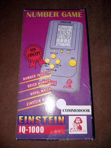 Commodoor einstein iq 1000 lcd game (zie adv) beschikbaar voor biedingen