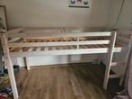 Halfhoogslaper 90x200 Whitewash Grenen, Kinderen en Baby's, Kinderkamer | Stapelbedden en Hoogslapers, Ophalen, Gebruikt, Halfhoogslaper