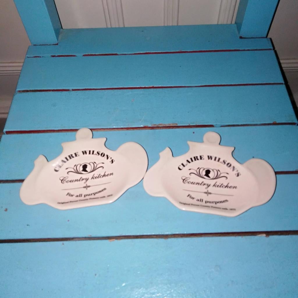 Claire Wilson's theetipjes 2 stuks, Ophalen, Overige typen, Zo goed als nieuw, Overige stijlen