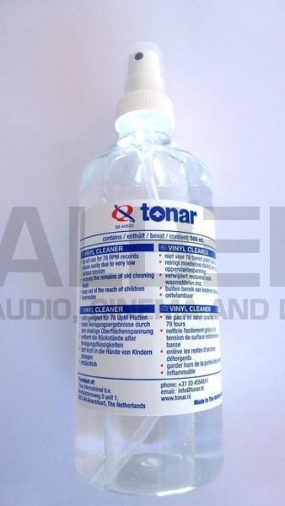 Tonar QS Audio Vinyl Spray Cleaner Reiniger 0.5 Liter, Audio, Tv en Foto, Platenspelers, Nieuw, Overige merken, Ophalen of Verzenden
