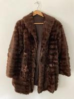 Fur jas, bruin, tof model, large, Bruin, Maat 42/44 (L), Ophalen of Verzenden, Vintage