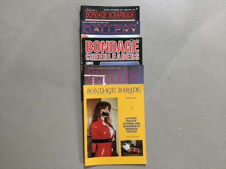 Collectie vintage  Bondage Tijdschriften, Verzamelen, Tijdschriften, Kranten en Knipsels, Tijdschrift, Buitenland, 1980 tot heden