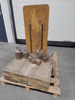 Weegschaal antiek, Ophalen