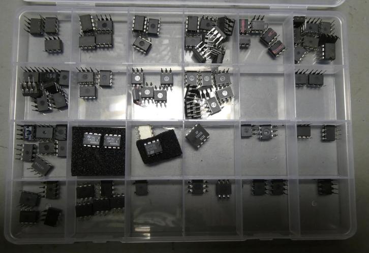 Assortiment IC Video Televisie onderdelen Retro Vintage NOS, Hobby en Vrije tijd, Elektronica-componenten, Ophalen of Verzenden