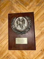 Medaille Boxen Kampioen jaren 50, Postzegels en Munten, Penningen en Medailles, Ophalen, Overige materialen
