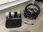 Logitech g920 driving force racing wheel and floor pedals, Ophalen of Verzenden, Zo goed als nieuw, Stuurtje of Sportattribuut