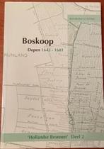 Boskoop Dopen 1643-1681 hollandse bronnen deel 2, Verzenden, Zo goed als nieuw