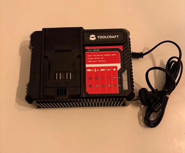 Toolcraft CH-1802K – Acculaadstation / Battery Charger, Doe-het-zelf en Verbouw, Gereedschap | Machine-onderdelen en Toebehoren