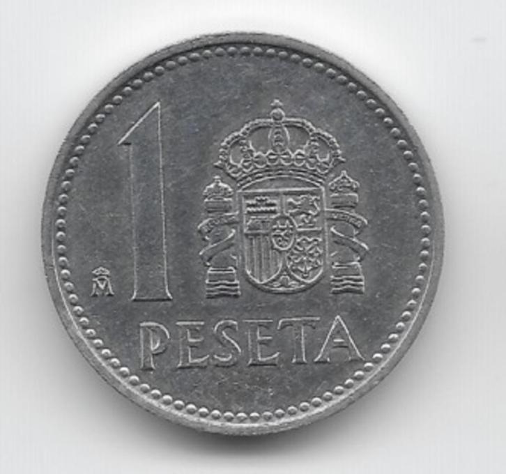 Spanje 1 peseta 1989 KM# 821, Postzegels en Munten, Munten | Europa | Niet-Euromunten, Losse munt, Overige landen, Verzenden