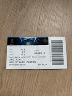 Ajax - Dinamo Zagreb ticket 02-11-2011, Verzamelen, Ophalen of Verzenden