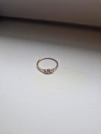 Mooie  ring met steentjes, Overige materialen, Ophalen of Verzenden, Zo goed als nieuw, 17 tot 18