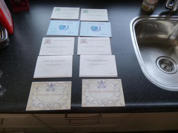 VATICAANSTAD 10 boekjes briefkaarten 5x gestempeld 5x postfr beschikbaar voor biedingen