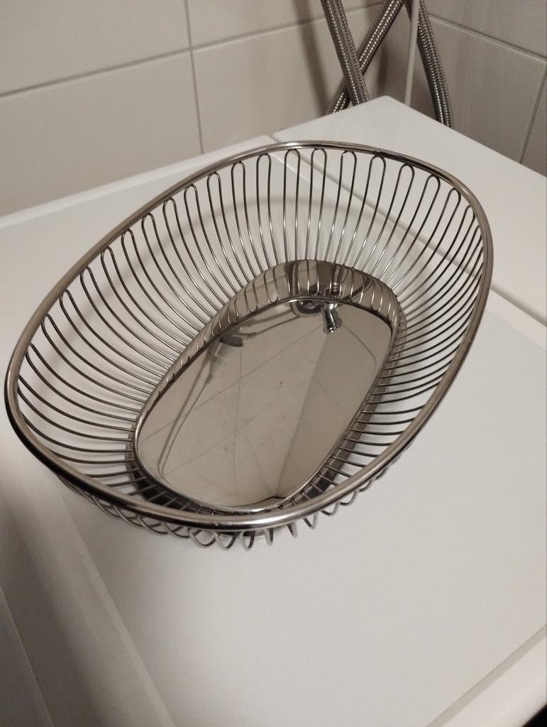 Vintage jaren zestig Alfra Alessi 18/10 SS brood/fruitmand, Huis en Inrichting, Keuken | Keukenbenodigdheden, Ophalen of Verzenden