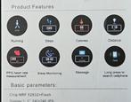 Nieuw in doos: IPS Smart Watch iOS Android Google, IPS, Zwart, Nieuw, Ophalen of Verzenden