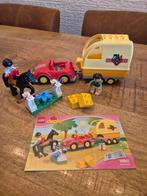 Lego duplo Paardentrailer 10807 ZGAN, Kinderen en Baby's, Speelgoed | Duplo en Lego, Ophalen of Verzenden, Zo goed als nieuw, Complete set