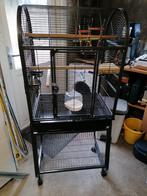 Grote vogelkooi voor grote parkieten en kleine papagaaien, Ophalen, Zo goed als nieuw, Metaal, Vogelkooi