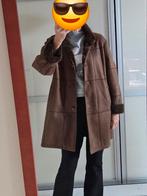 Christ Lammy Coat Leren Mantel Lamswol L 40 bruin leer, Bruin, Maat 42/44 (L), Ophalen of Verzenden, Zo goed als nieuw