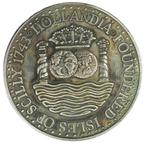 Zilverpenning van VOC-schip Hollandia (1743), van wrakzilver, Vóór koninkrijk, Zilver, Losse munt, Overige waardes