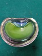 -	schaal murano glas groen blauw, Ophalen of Verzenden