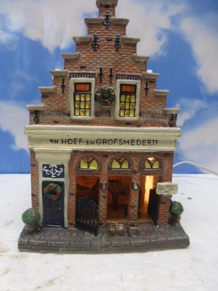 dickensville elfsteden Workum hoefsmid smederij kerstdorp, Diversen, Kerst, Nieuw, Ophalen of Verzenden