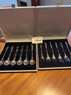 Zilveren Lepels en Vorken Set, Antiek en Kunst, Ophalen of Verzenden