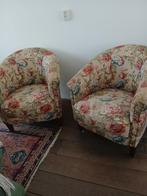 Twee gebloemde engelse  fauteuils, Huis en Inrichting, Fauteuils, Ophalen, Gebruikt