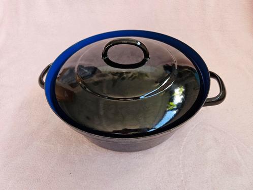 Grote ronde braadpan. 33 cm doorsnede., Huis en Inrichting, Keuken | Potten en Pannen, Zo goed als nieuw, Koekenpan of Braadpan
