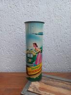 Patria Biskwies reisverpakking. Rond blik. Vintage. Brocant, Ophalen of Verzenden