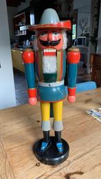 Grote houten notenkraker uit het Ertsgebergte van 55 cm hoog, Diversen, Kerst, Ophalen of Verzenden