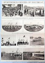 Leger 1917; 9x sportdemonstraties op Houtrust, Verzamelen, Verzenden, Voor 1940, Gebruikt, Overige onderwerpen