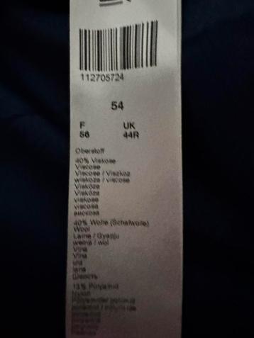 Van Digel Colbert Maat 54 - Zwart Gemêleerd beschikbaar voor biedingen