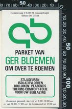 Sticker: Ger Bloemen Parket - Nieuwenhagen, Verzamelen, Verzenden, Zo goed als nieuw, Bedrijf of Vereniging