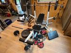 Totale workout set! Lat pull down, halterbank, barbell, enz, Sport en Fitness, Ophalen