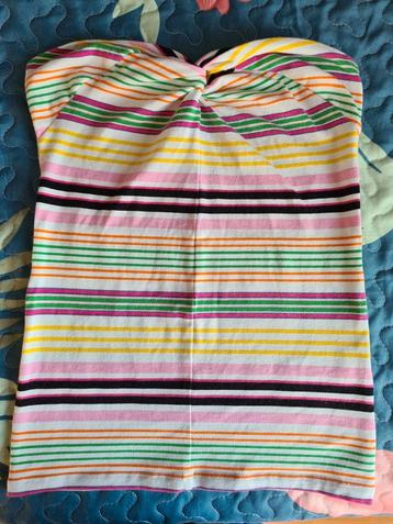 Strapless gestreepte top beschikbaar voor biedingen