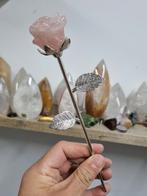 Grote roos van rozenkwarts op zilverkleurige steel

23,5 cm, Ophalen of Verzenden, Nieuw